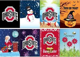 Ohio State Buckeyes 13x18 Seasonal