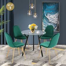 soft dining chairs velvet kitchen