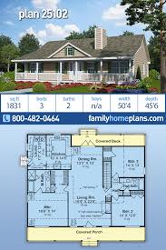 Then small ranch house plans hannah is the tiny house of choice! Traditional Style House Plan 25102 With 3 Bed 2 Bath Ranch House Plan House Plans Ranch House Plans