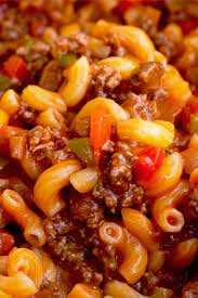 old fashioned ground beef goulash