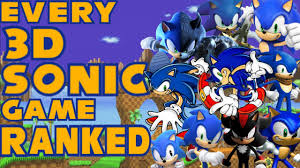 ranking all 3d sonic games from worst