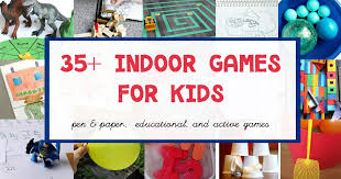 fun indoor games for kids when they are