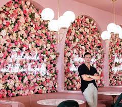 Flower Wall with Neon Sign | Custom Neon® Floral Wall Styling Ideas