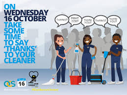 Saying thank you has personal positive effects. Ocs Celebrates Cleaning Teams On Thank Your Cleaner Day