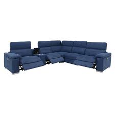 Karly Blue Power Reclining Sectional