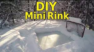 How To Build a Mini Backyard Rink - YouTube