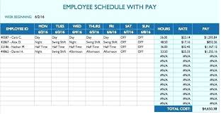 Office Monthly Work Schedule Template Spreadsheet Holiday Calendar