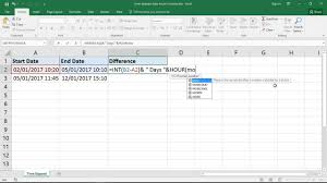 Excel Formula For Time Elapsed In Days Hours And Minutes