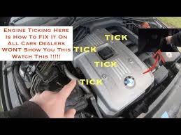causes of ticking noise in engine when
