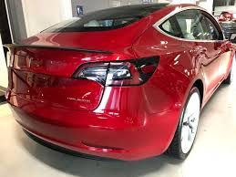 Unholy quick, but still incomplete. Performance Model 3 With Spoiler And Badge Tesla Service Center In Brooklyn Teslamotors