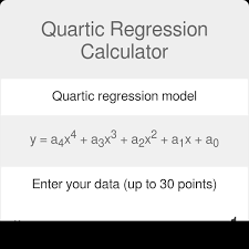 Quartic Regression Calculator