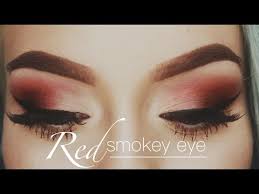 red smokey eye makeup tutorial naomi