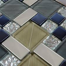 Get free shipping on qualified glass tile backsplashes or buy online pick up in store today in the flooring department. Crystal Glass Tile Sheets Hand Painted Kitchen Backsplash Tile Wall Sticker Plated Glass Mosaic Tiles Zz020