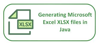 Generating Microsoft Excel Xlsx Files In Java Sylvain