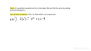 A Quadratic Function Given Its Equation