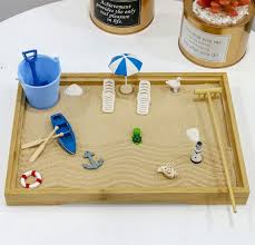 Desktop Miniature Beach Zen Garden Mini