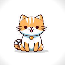 cute cat cartoon vector ilration