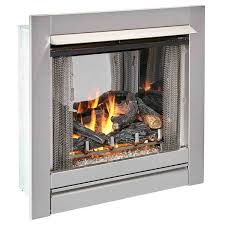 Stainless Outdoor Gas Fireplace Insert