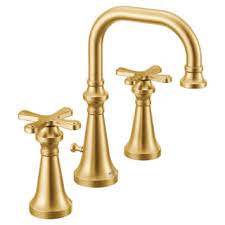 At maestrobath we believe every detail matters and pride ourselves in providing a brand which is focused on finely. Moen Ts44103bg Brushed Gold Colinet 1 2 Gpm Widespread Bathroom Faucet With Pop Up Drain Assembly Faucet Com