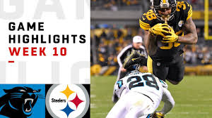 By all reports, the panthers are treating tonight's. Panthers Vs Steelers Week 10 Highlights Nfl 2018 Youtube
