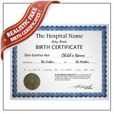We are #1 best fake novelty birth certificate maker with quick delivery. Buy Fake Birth Certificate Online