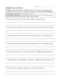 sentence structure worksheets