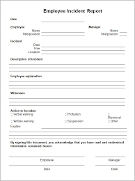Free School Accident Report Template Sample Forms