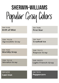 picking por gray paint colors by