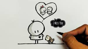 Retro distressed sticker of a cartoon cute bear with love heart. How To Draw I Miss U Drawing Couple Drawing Valentine S Day Drawing Youtube