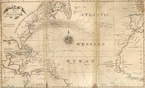Chart Of The Atlantic Ocean 1802