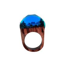 I think that while many of the processes can be refined and improved upon, the basic steps are all here! New Design Diy Handcraft Wood And Resin Secret Transparent Rings Blue Forest Ring Handmade Magical Jewelry For Woman Buy Wood Ring Wood Ring Wood Ring Product On Alibaba Com