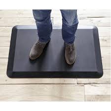 black rectangle anti fatigue floor mat