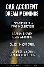car accident dream meaning worried