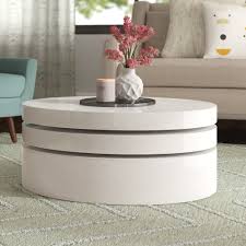 To create a matching look quickly and easily, consider the convenience of a glass top coffee table sets. Oval Coffee Tables You Ll Love In 2021 Wayfair