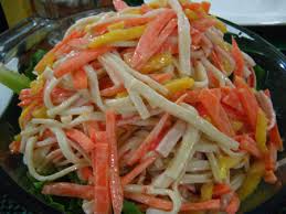 the no cuber kani salad pinoy food
