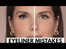 eyeliner mistakes and how to correct