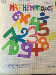 Page De Garde Maths Cahier De Cours - Pin on ecole