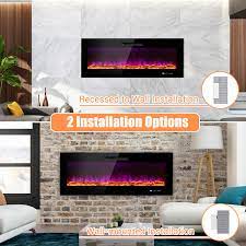 Recessed Electric Fireplace