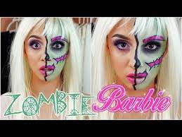 zombie barbie makeup tutorial