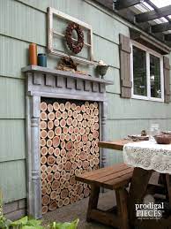 Diy Faux Fireplace Indoor Or Outdoor