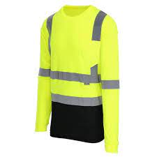 polyester long sleeve safety shirt