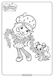 Girls coloring pages / strawberry shortcake. Printable Strawberry Shortcake Coloring Pages 11