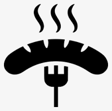 Sausage Hot Grill Bbq Party - Bbq Icon Png, Transparent Png - kindpng