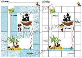 Pirate Sticker Behavior Chart