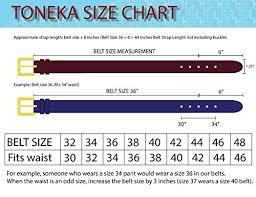0211 Toneka Classic Mens Brass Buckle Feather Edge Leather Dress Belt