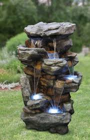 51 rocky waterfalls outdoor fountain w