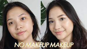 no makeup makeup look simple