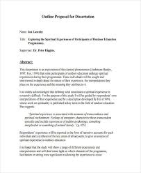 New  thesis dissertation proposal template  english  