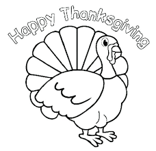 Turkey Outline Coloring Page Turkey Drawing Template Turkey Pattern