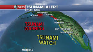 Tsunami warnings were issued for parts of alaska and a tsunami watch in place for hawaii after an earthquake with a preliminary magnitude of 8.2 struck off the coast of the alaska peninsula. Alaska Hit By 7 9 Earthquake Tsunami Warning Canceled For West Coast 6abc Philadelphia